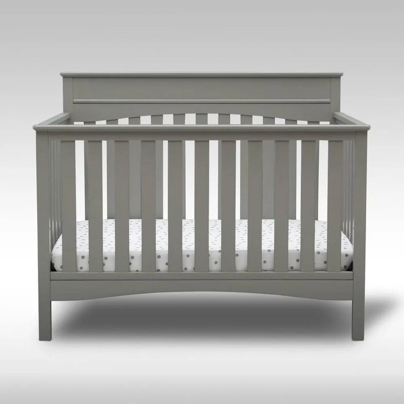 Skylar 6-in-1 Convertible Crib – Gray