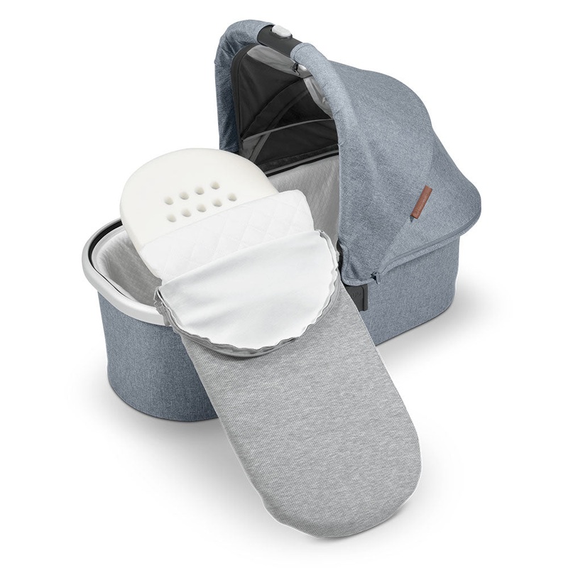 UPPAbaby Mattress Cover for Bassinet – Light Grey