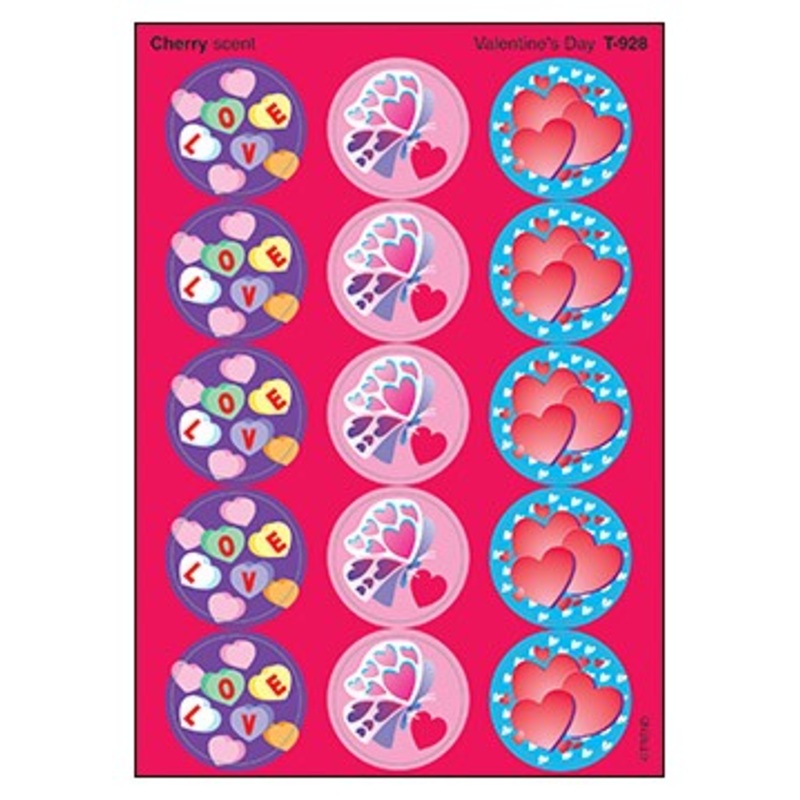 Valentine Stickers-Cherry Scent