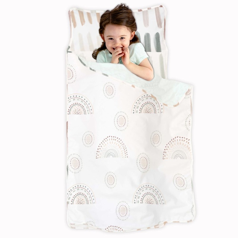 JumpOff Jo Little Jos Toddler Nap Mat, Rainbow Dash