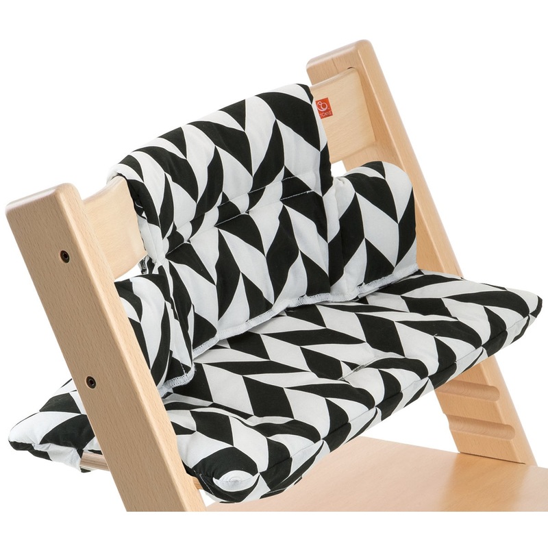 Stokke Tripp Trapp Cushion in Black Chevron