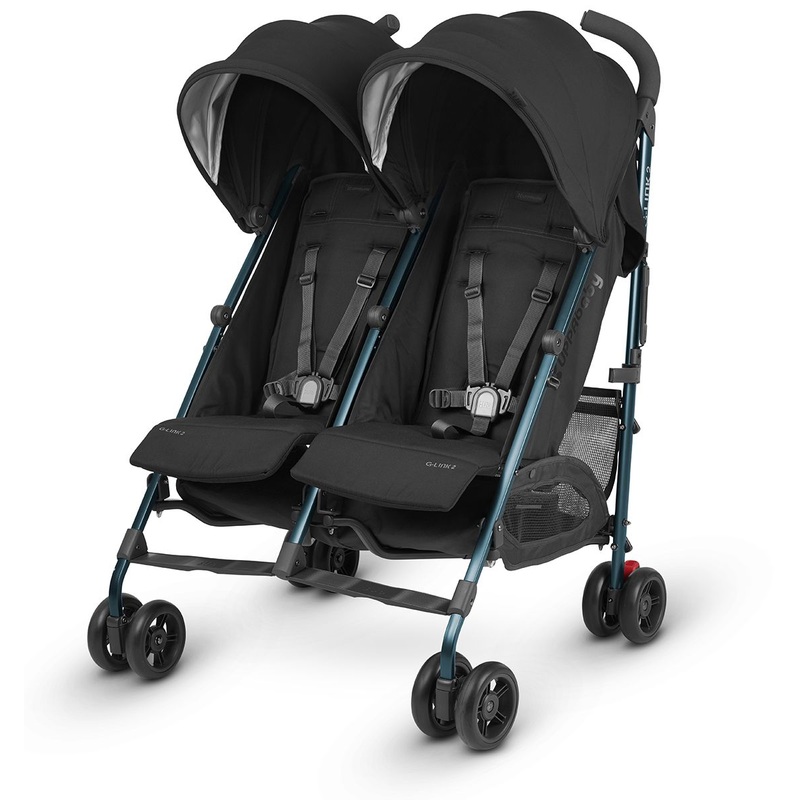 UPPAbaby OPEN BOX G-LINK 2 Double Stroller – Jake (Black/Carbon)