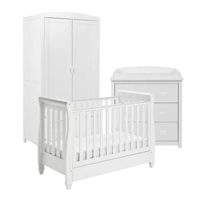 Babymore Eva 3 Piece Room Set – White