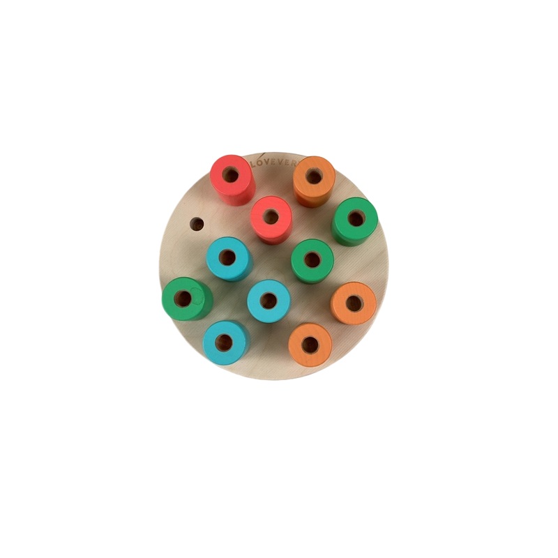 Lovevery Wooden Stacking Peg Board