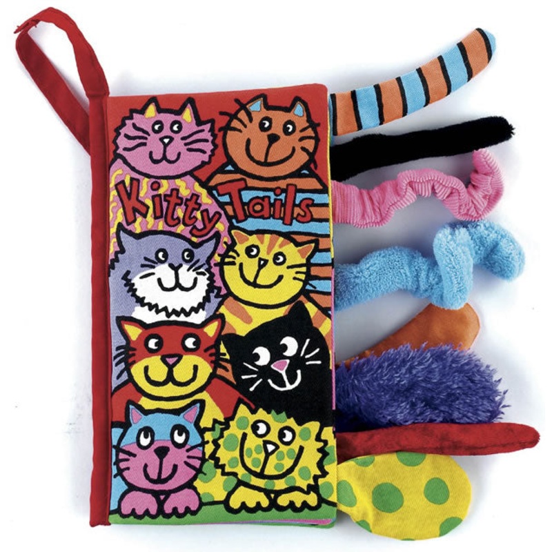 Jellycat Kitty Tails Soft Book
