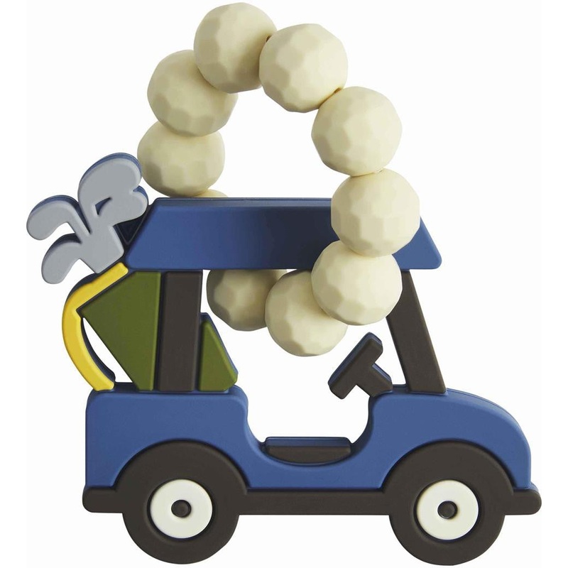 Mud Pie Blue Golf Car Teether