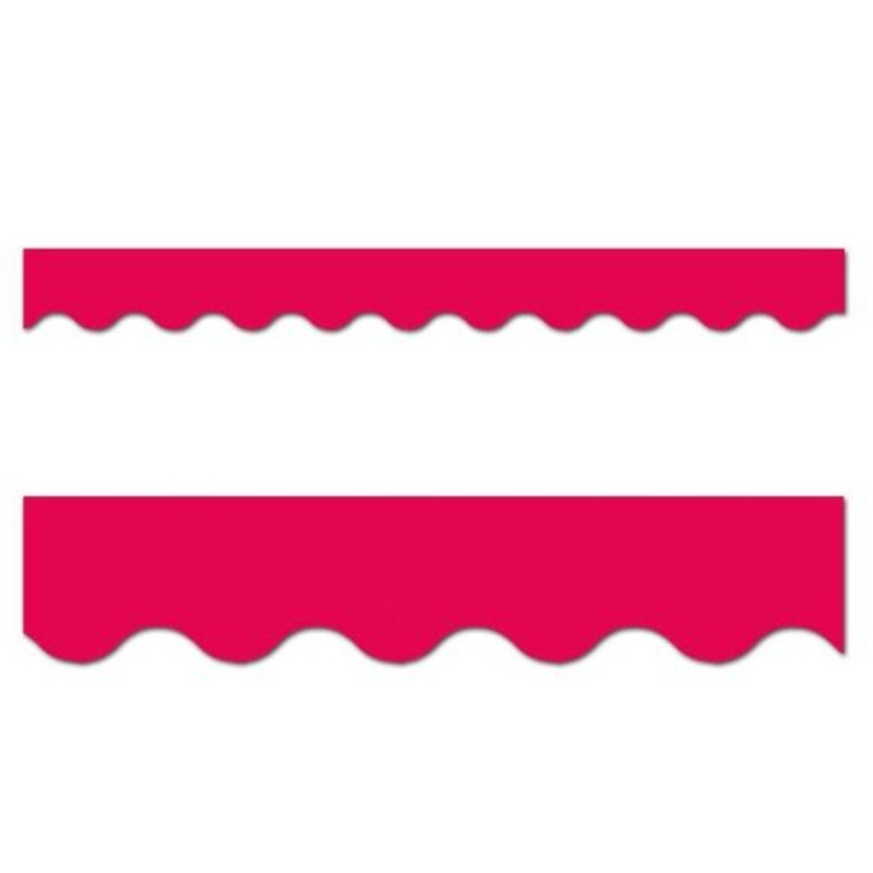 Poppy Red Wavy Border(D)