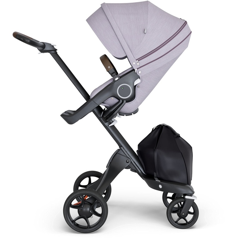 Stokke Xplory 2018 Stroller – Brushed Lilac/Black/Brown