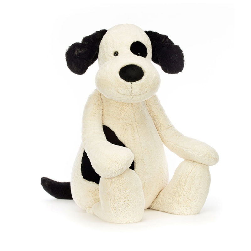 Jellycat Giant Black & White Puppy