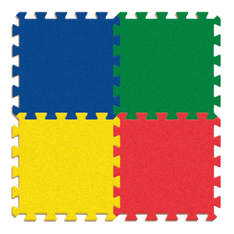 WonderFoam Carpet Tiles, Solid Color Expansion Pack, 12″ x 12″, 4 Count