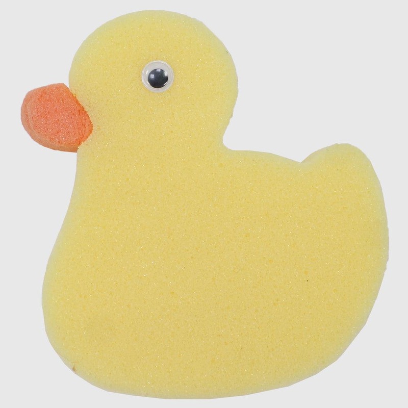 Yellow Duck Baby Bath Sponge
