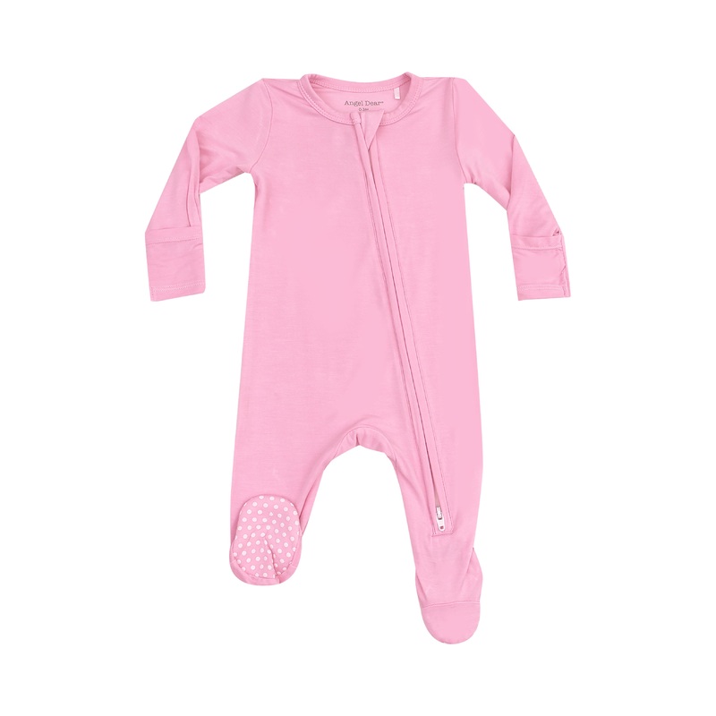 2 Way Zipper Footie – Begonia