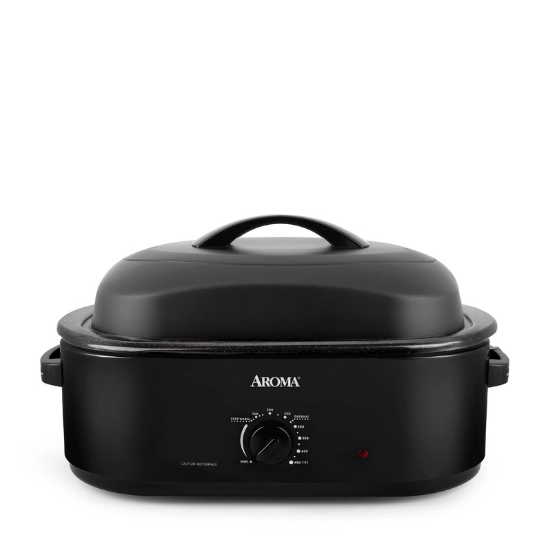 Aroma 18Qt. Electric Roaster Oven with High Dome Lid