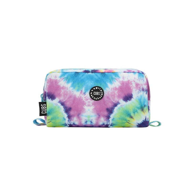 Cubs Tie Dye Purple And Turquoise Pencil Case