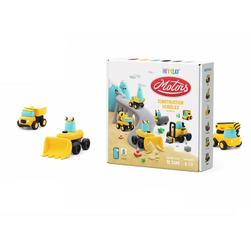 Fat Brain Toys Hey Clay Construction Vehicles