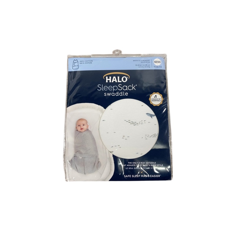 Halo SleepSack Swaddle, Newborn, Ocean Life