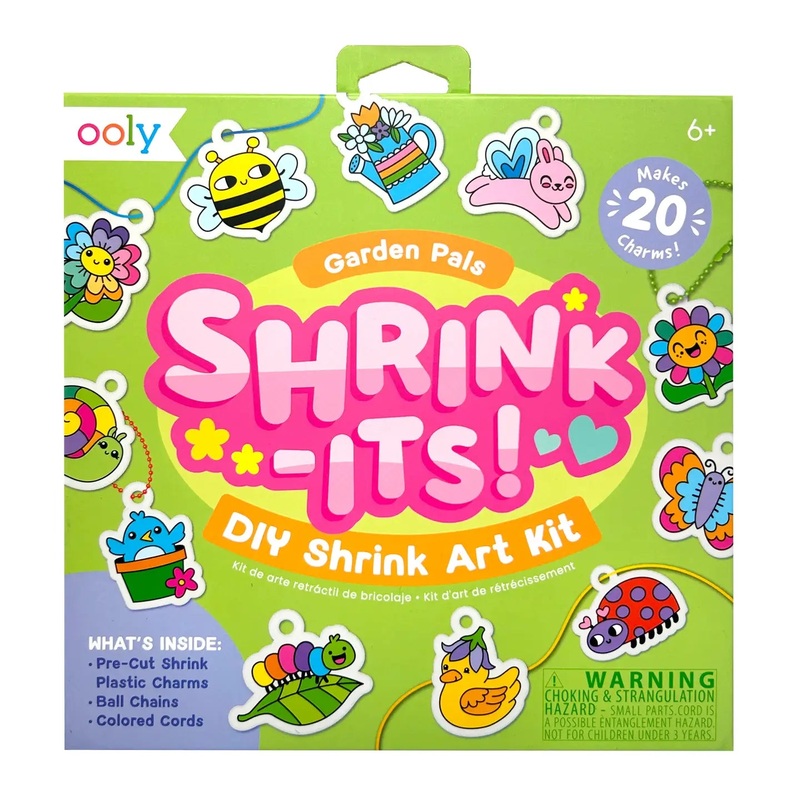 Ooly Shrink-Its! Diy Shrink Art Kit – Garden Pals