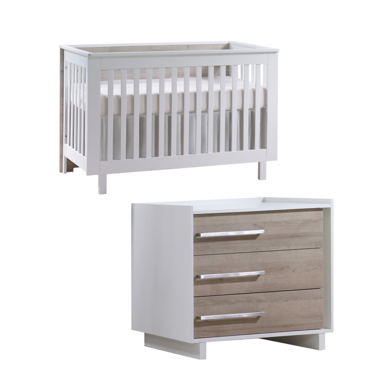 Urban Convertible Crib & Dresser Set