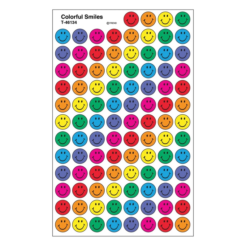 Colorful Smiles superSpots Stickers
