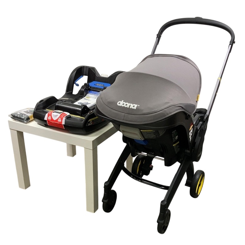 Doona Infant Car Seat & Stroller Combo, 2024, Grey Hound