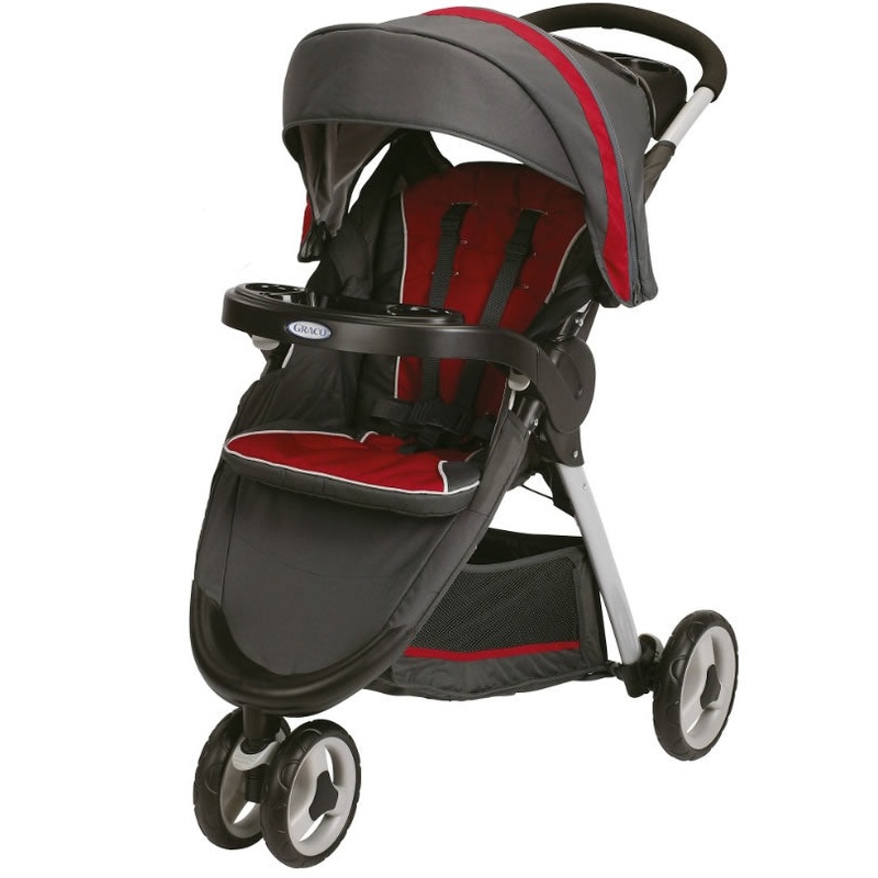 Graco FastAction Fold Sport Click Connect Stroller – Chili Red