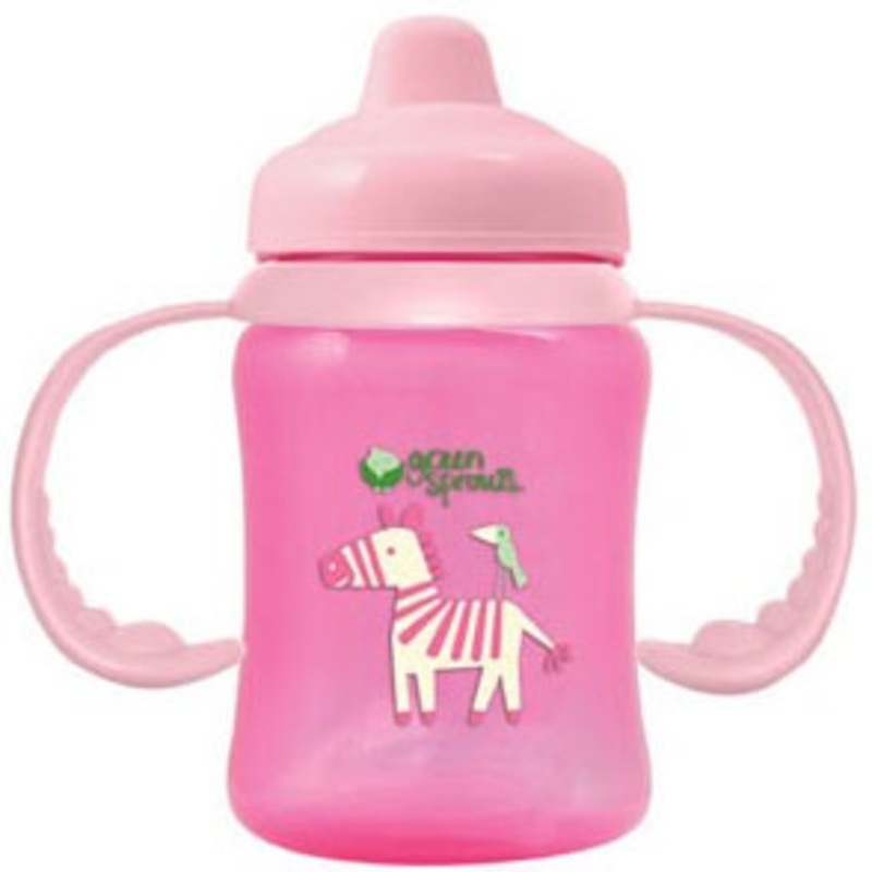 Green Sprouts Non-Spill Sippy Cup (Stage 2 to 4) Pink