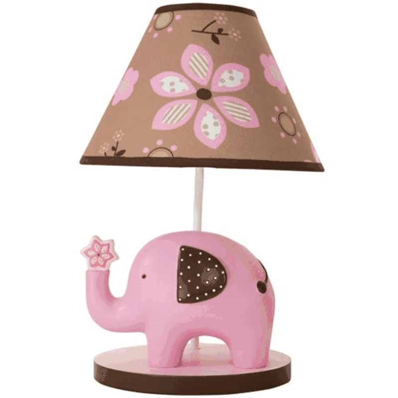 Lambs & Ivy Dottie Lamp with Shade & Bulb