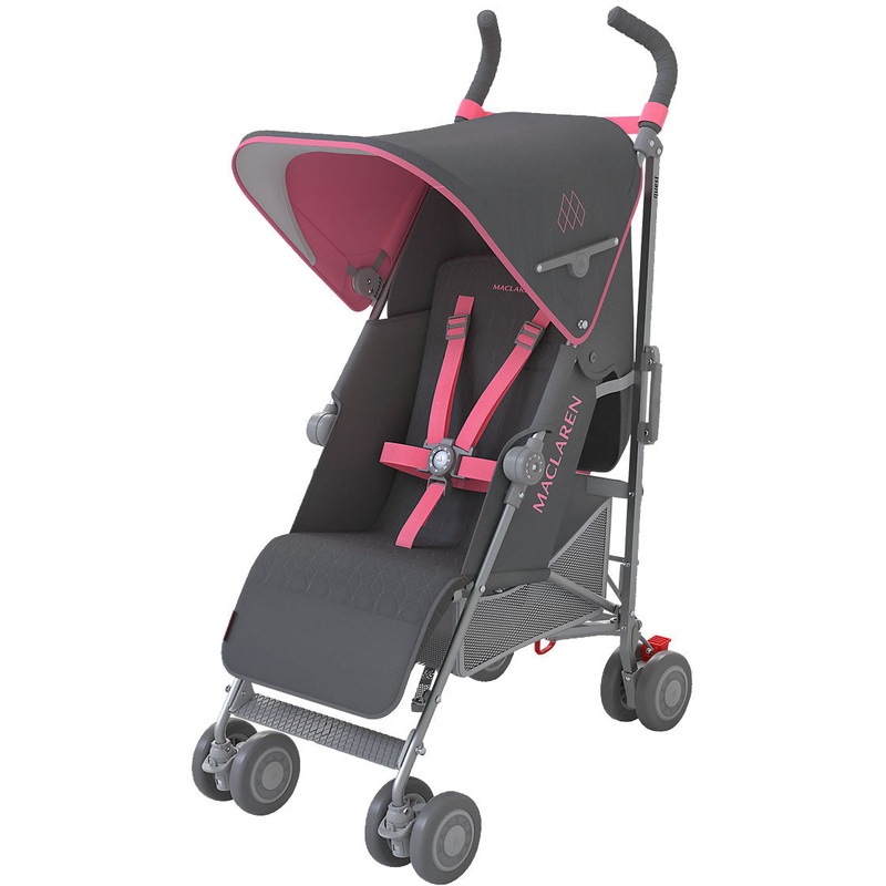 Maclaren Open Box 2016/2017 Quest Stroller – Charcoal/Primrose