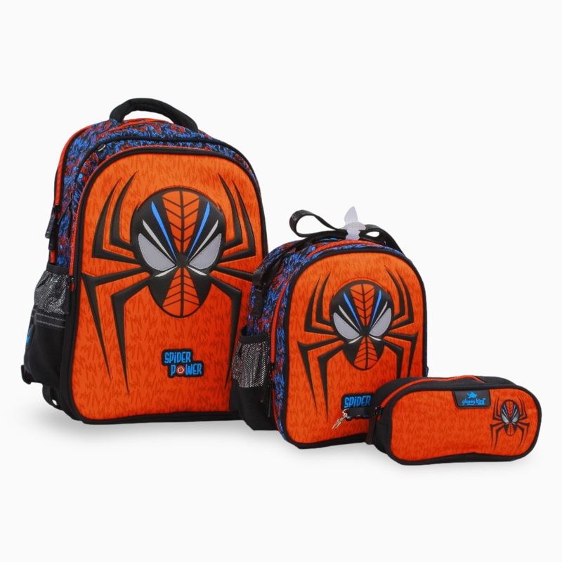 Red Spiderman School Set  17 Inches