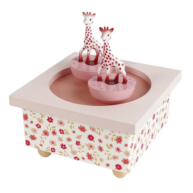 Sophie La Giraffe Pink Music Box