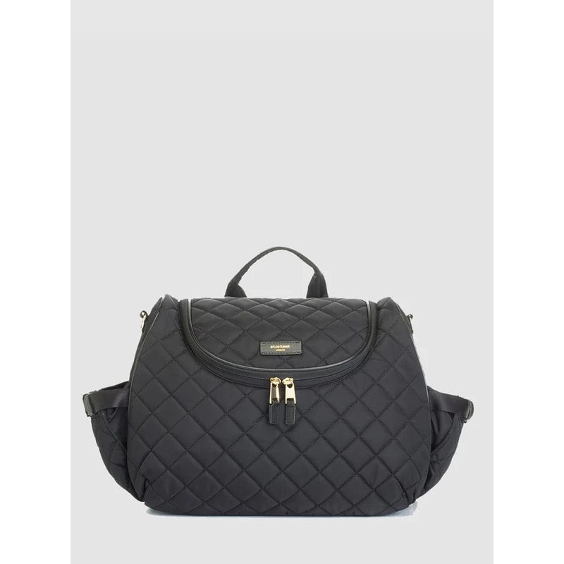 Storksak Poppy Luxe Changing Bag – Black Scuba