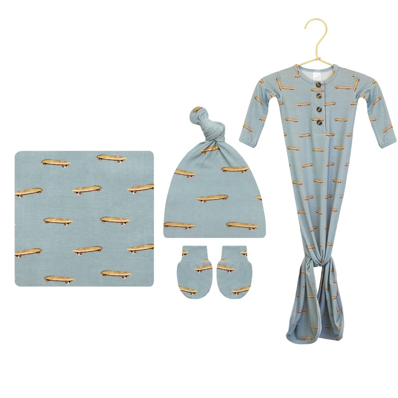 Van Newborn Hat Bundle (Gown)