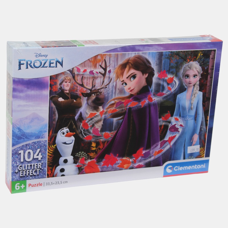 Frozen Glitter Puzzle – 104 Pcs