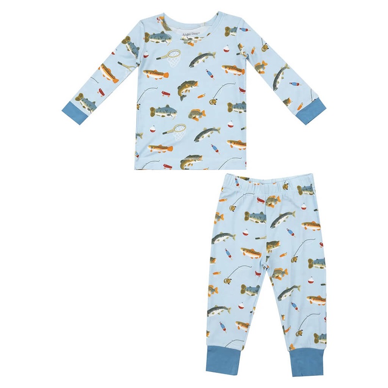 Angel Dear Long-Sleeve Pajama Set Fishing