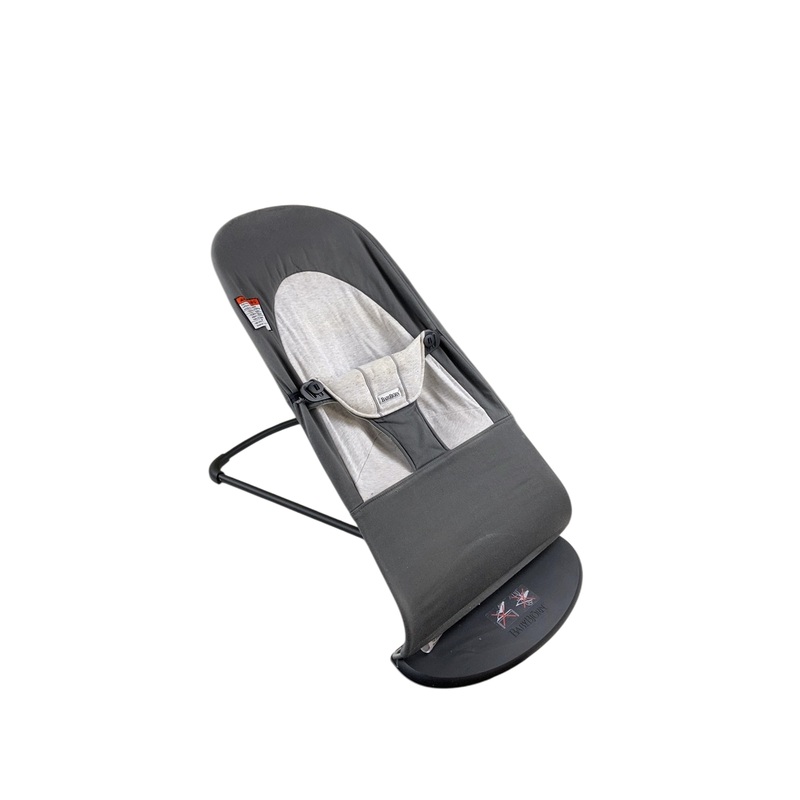 BabyBjorn Bouncer Balance, Black Frame, Dark Gray/Gray