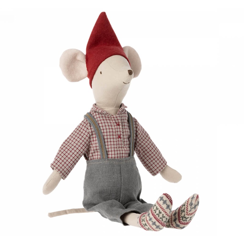 Boy Christmas Mouse Doll