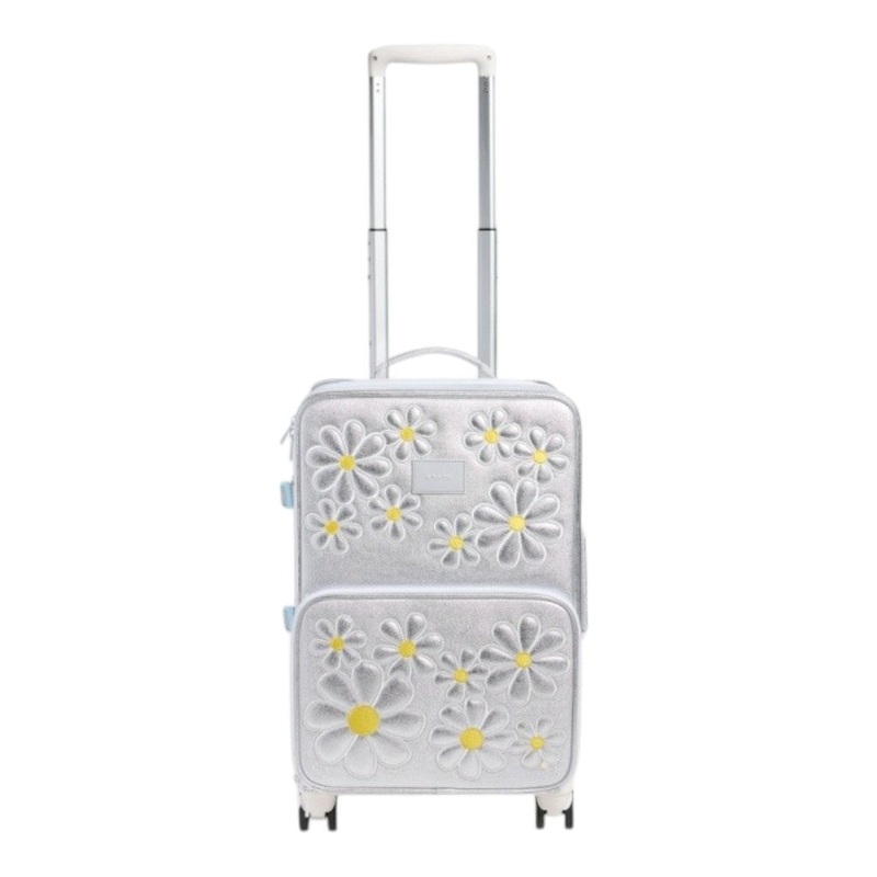 Logan Carry-On Suitcase 3D Daisies