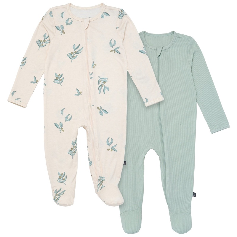 2-Pack Baby Neutral Olives Sleep ‘N Plays With Mitten Cuffs
