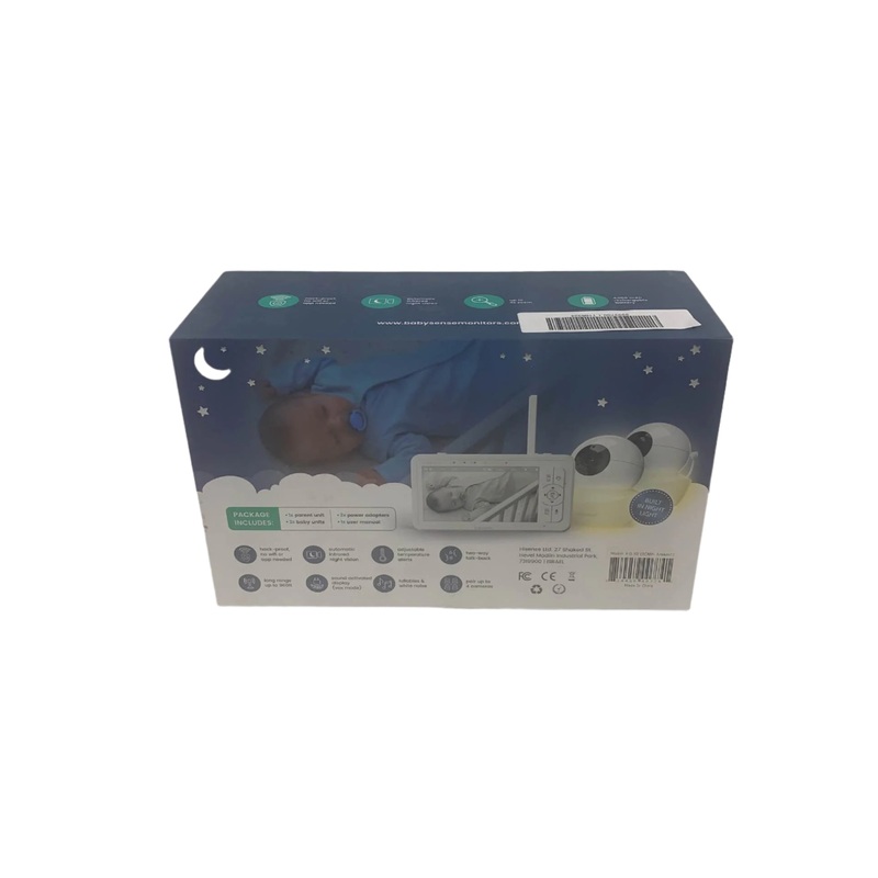 Babysense Split-Screen Video Monitor, 5″ HD 720p Display