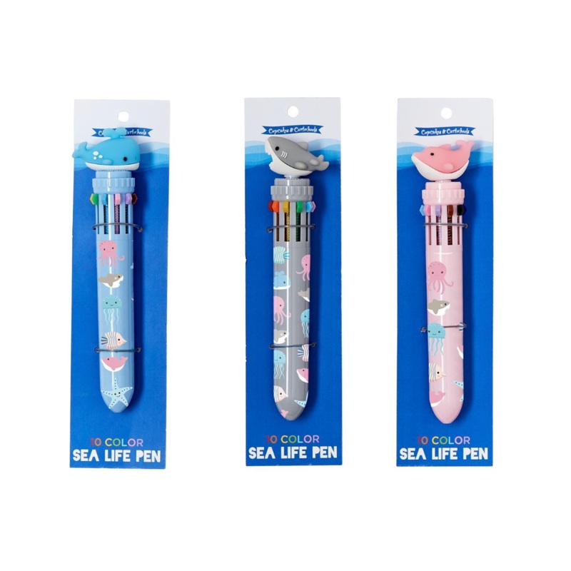 Cupcakes & Cartwheels Color Creatures Sea Life 10 Color Pen