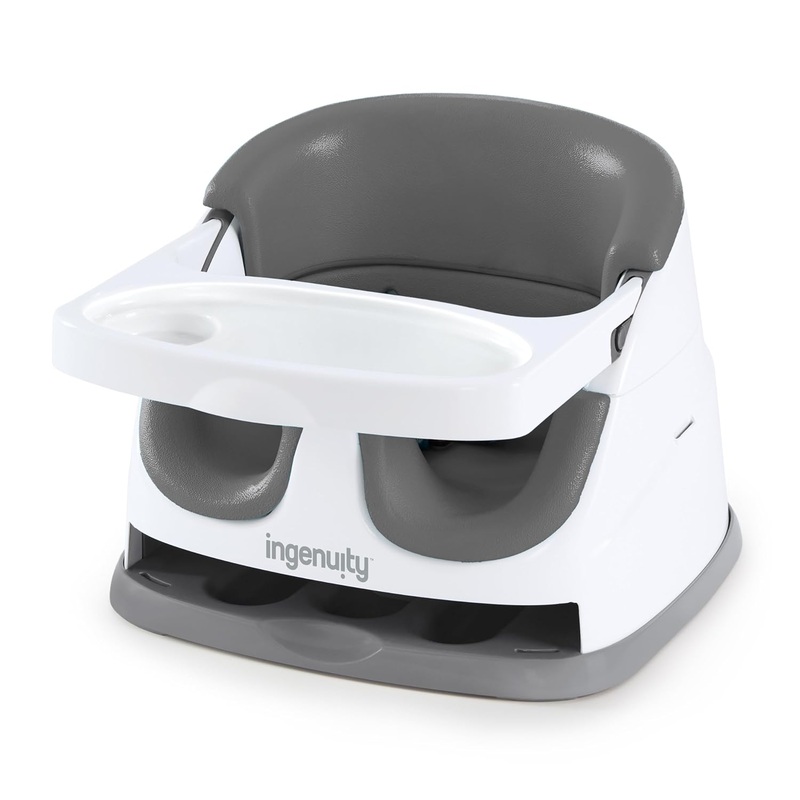 Ingenuity Baby Base 2-in-1 Booster Seat, Slate