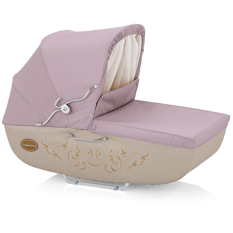 Inglesina Classica Bassinet with Diaper Bag – Pink
