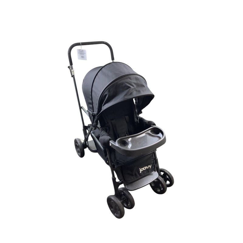 Joovy Caboose Sit And Stand Tandem Double Stroller, 2019, Black
