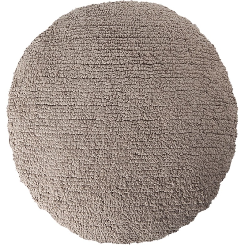 Lorena Canals Big Dot Cushion – Linen (1’8″ x 1’8″)