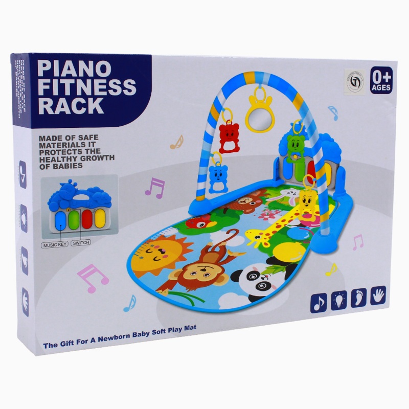 Piano Fitness Rack – Blue with Sealife Design