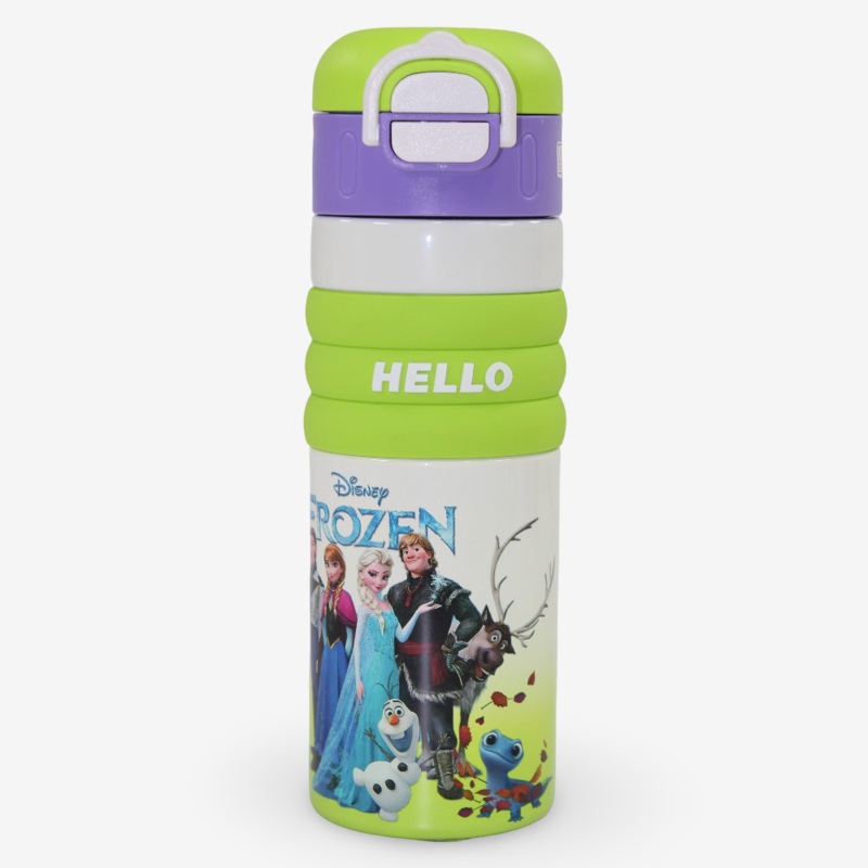 Stainless Steel Water Bottle  Frozen – Green