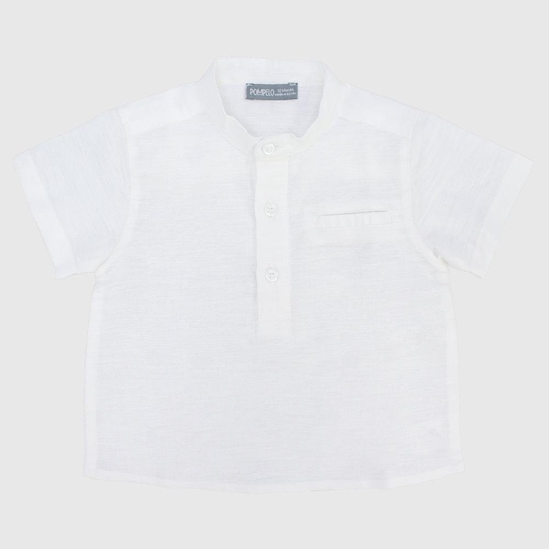 White Short-Sleeved Shirt