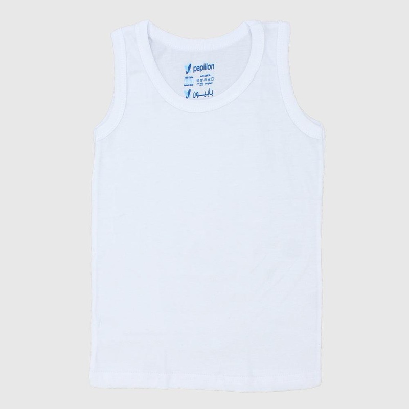 White Sleeveless Undershirt