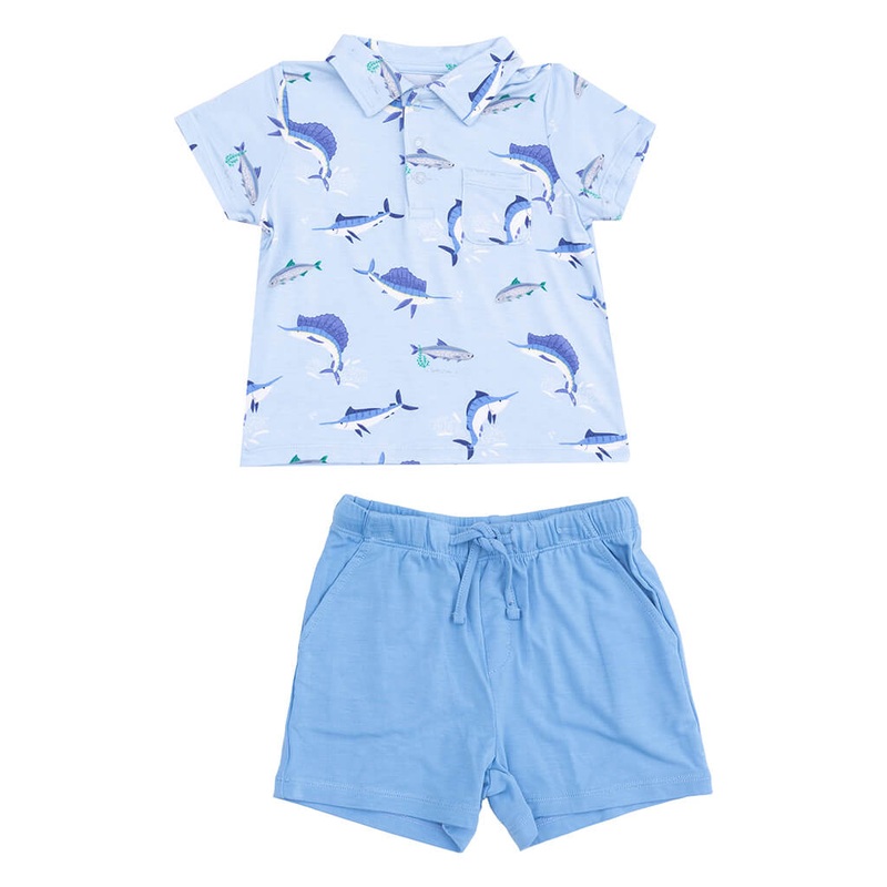 ADR Polo Shirt and Casual Short Deep Sea Fishing