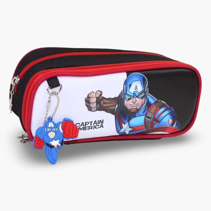 Captain America Pencil Case – Black